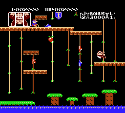 ドンキーコングJR_ステージ1面