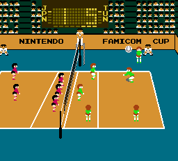 ファミコンのバレーボール